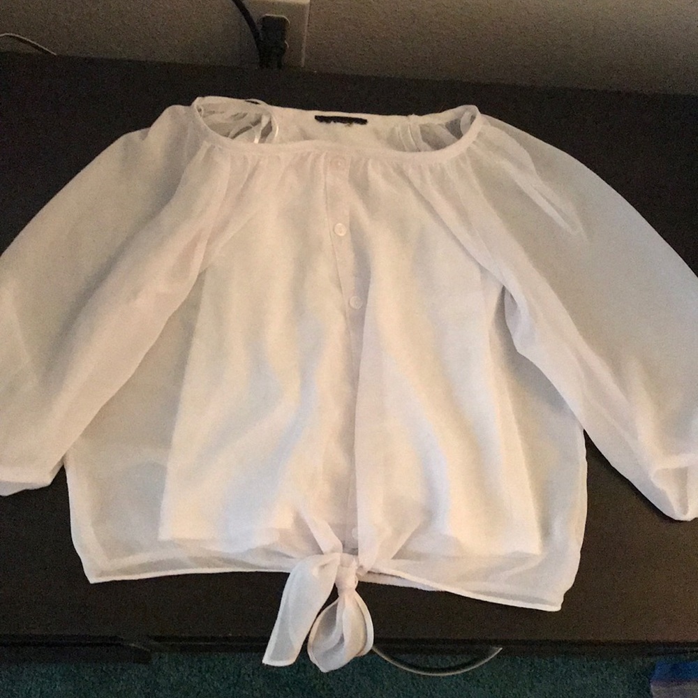 White cloth shirt